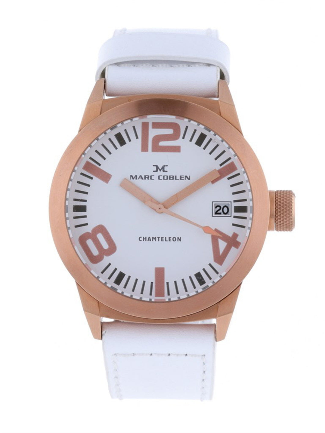 Marc Coblen Watch with white band Final Sale