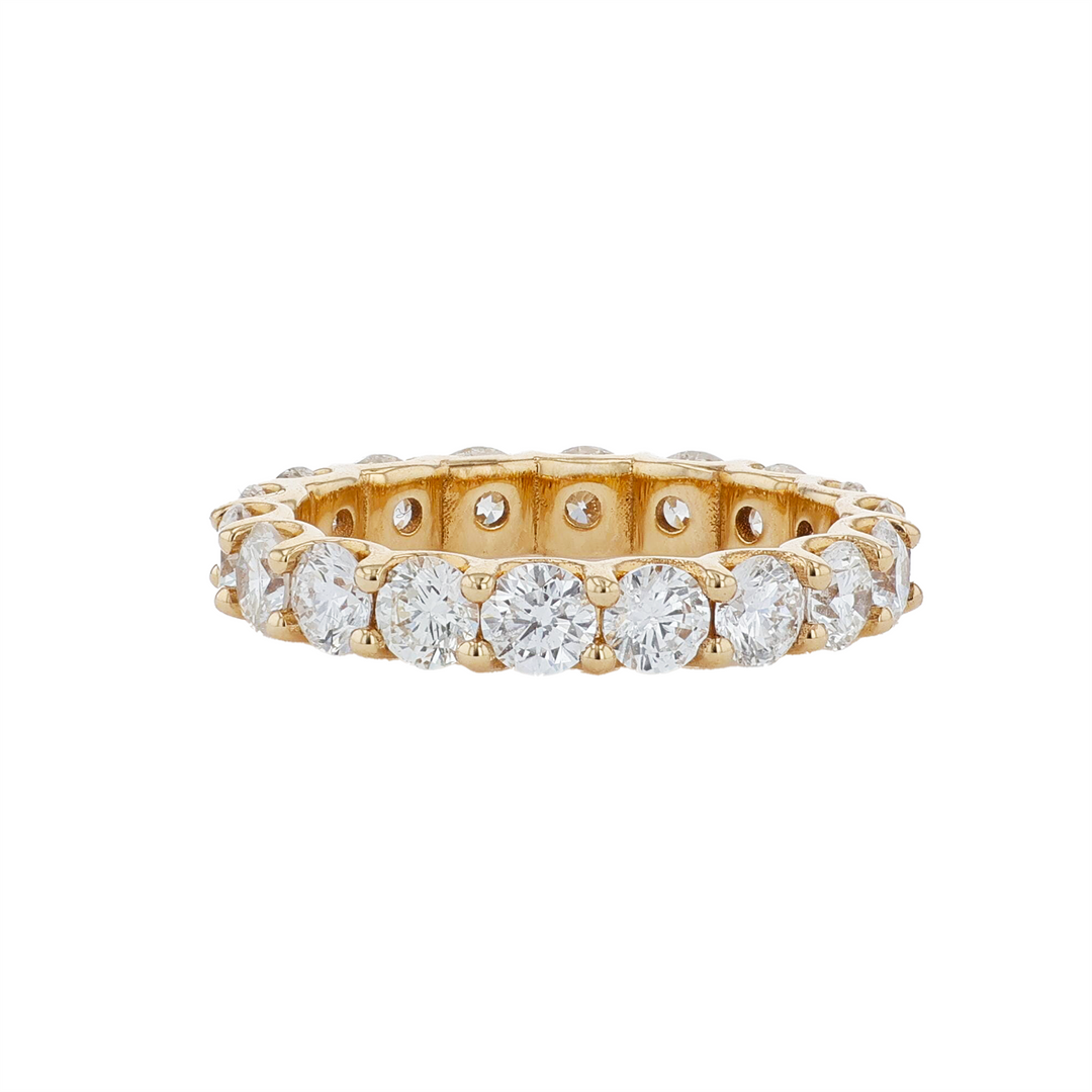 14KT Yellow Gold 3.68ctw Diamond Eternity Band