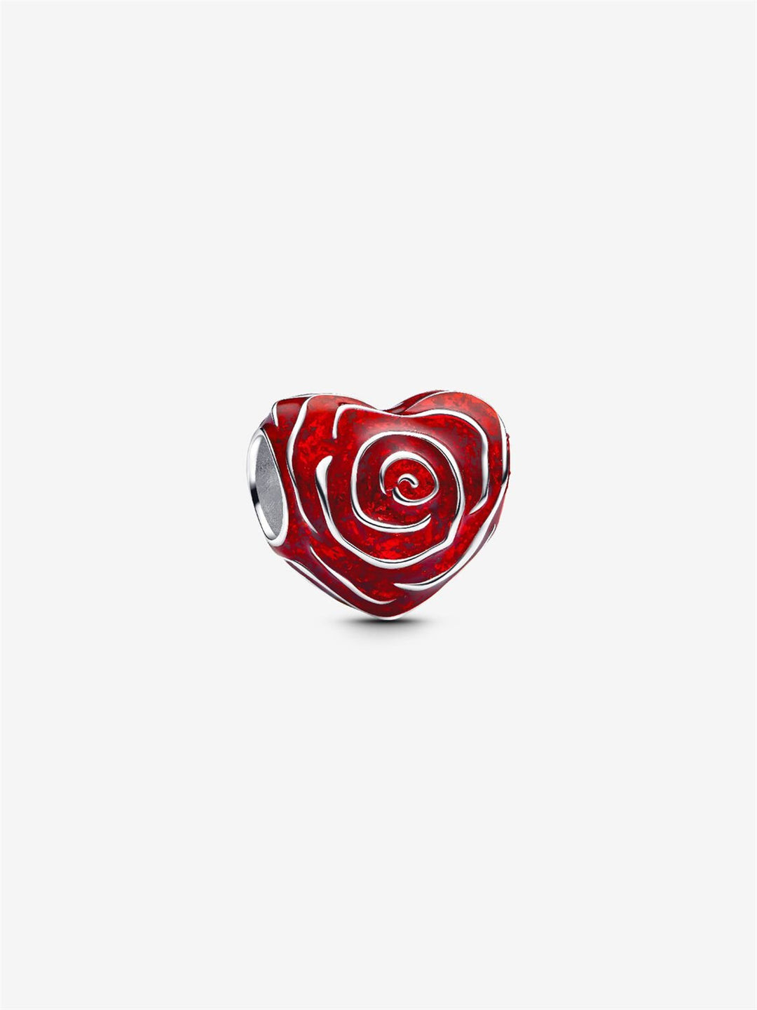 Rose Heart Charm