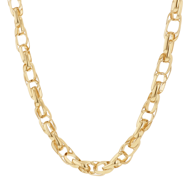 14KT Yellow Gold Oval Link Estate Chain 22"