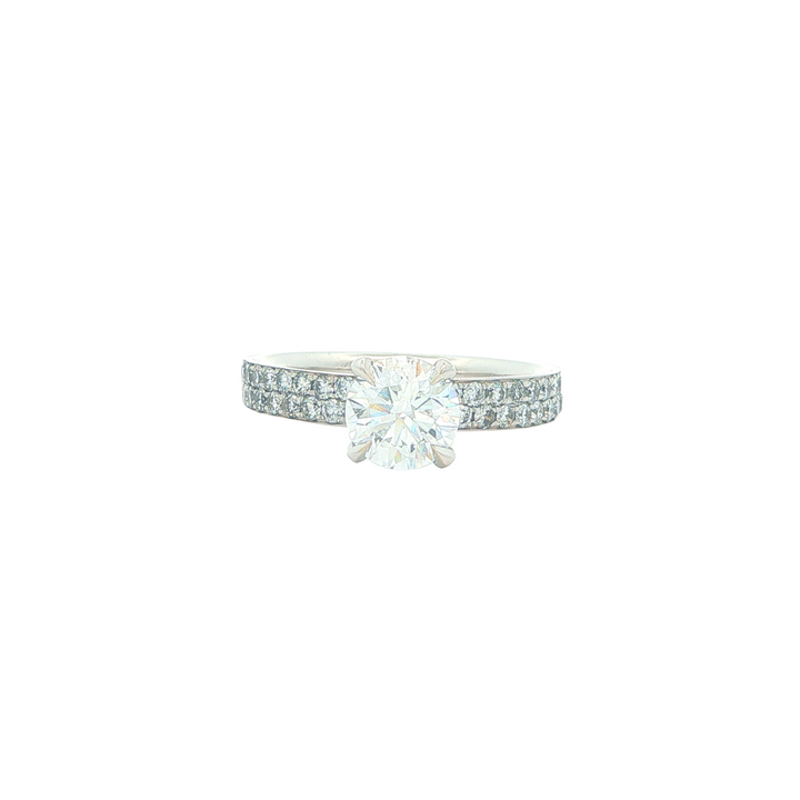 18KT White Gold 1.36ctw Diamond Engagement Ring