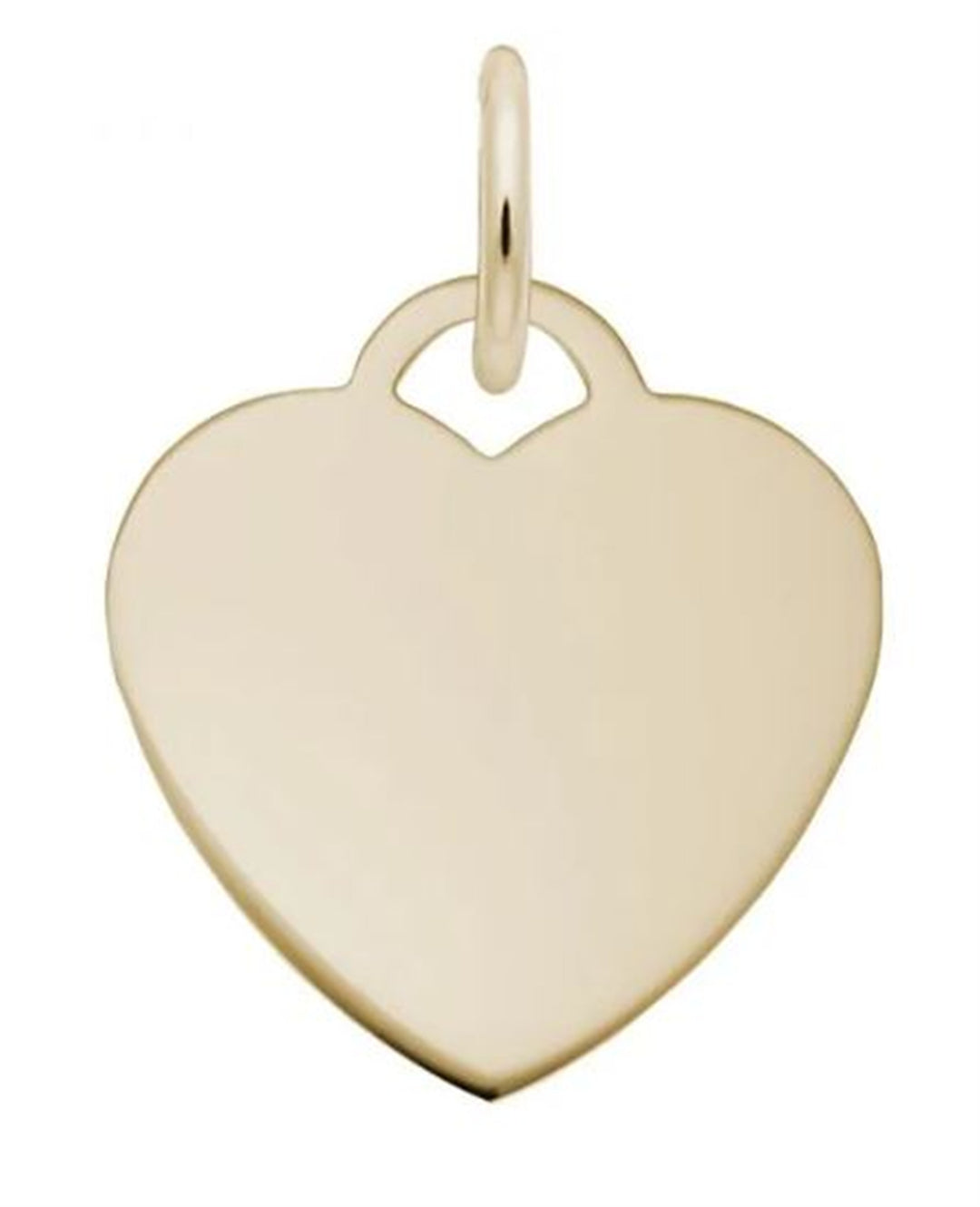 Sterling Silver Gold Plated Small Heart Charm