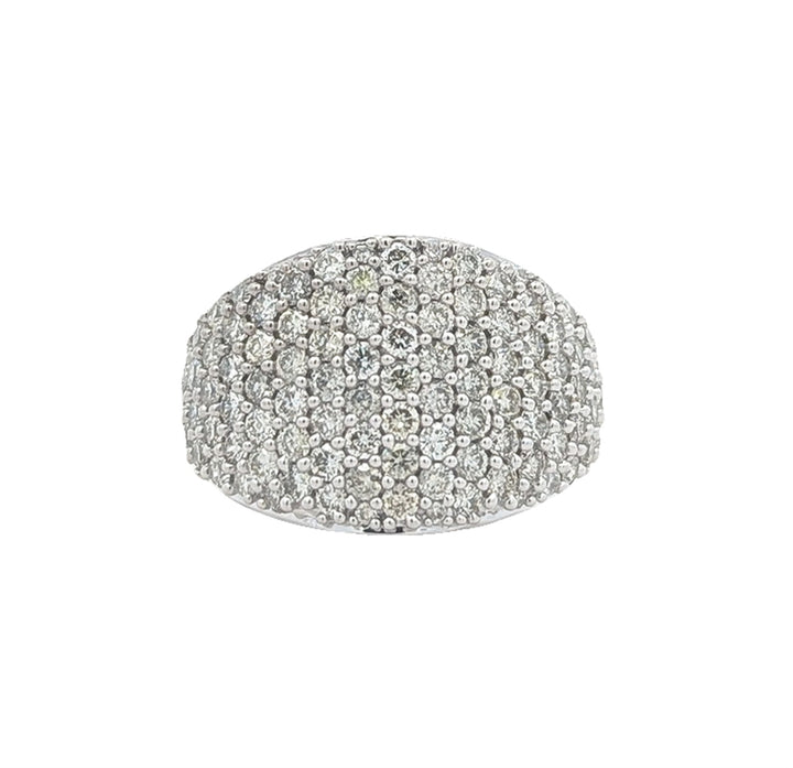 10KT White Gold 1.75ctw Diamond Estate Ring
