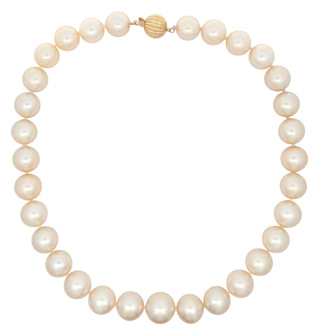 14KT Yellow Gold South Sea Pearl Estate Necklace