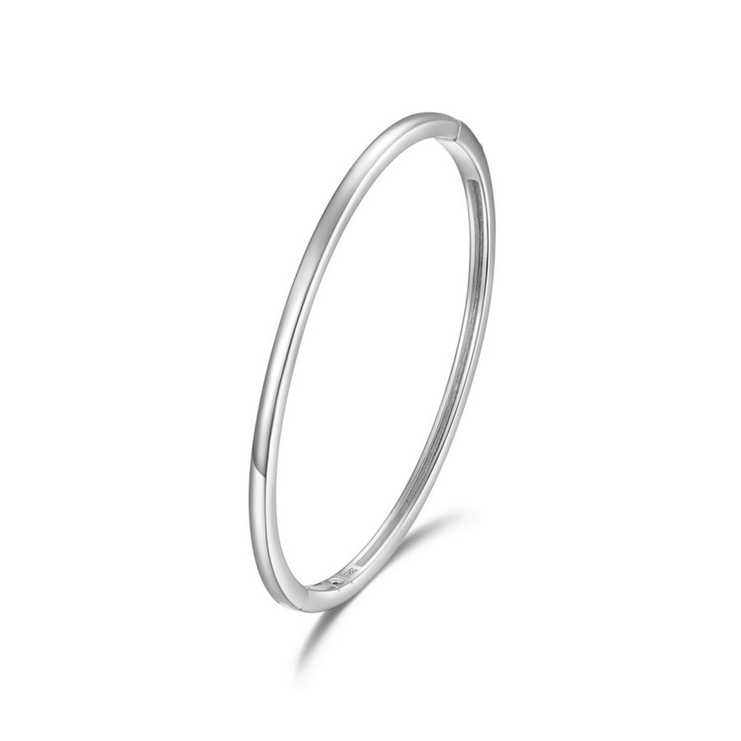 ELLE "Simpatico" Sterling Silver 6.75" Bangle