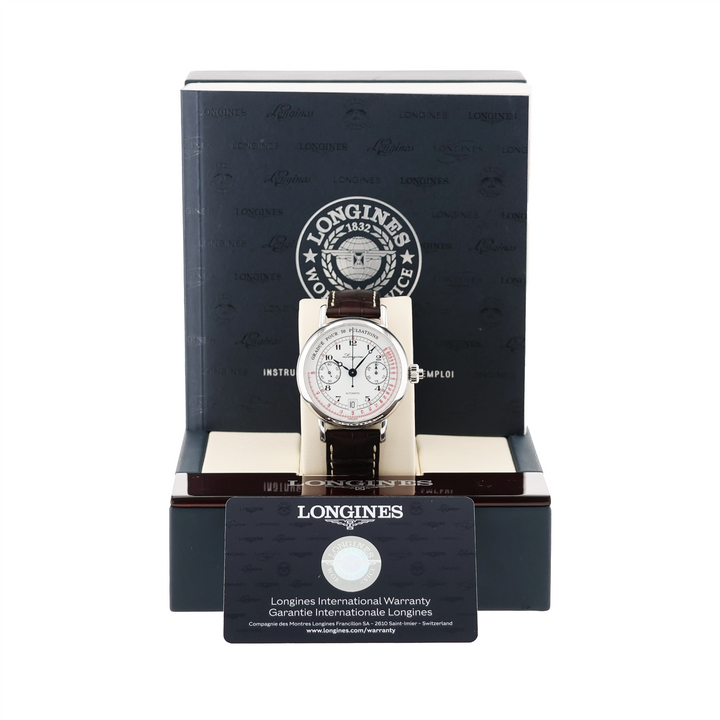 Longines  Heritage Column Wheel Pulsometer Chronograph L2.801.4.23.2 40mm 2022