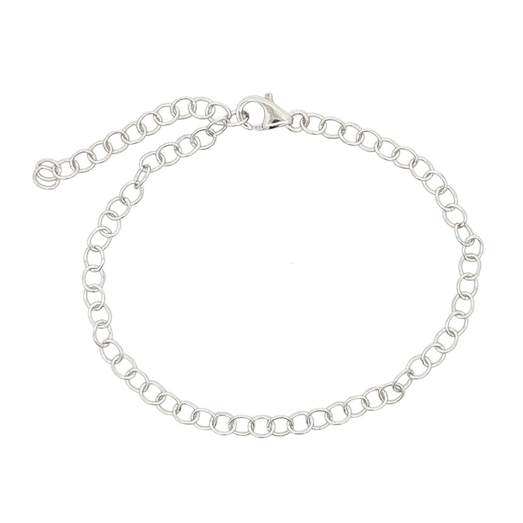 Sterling Silver Rolo 7.5" Children's Bracelet