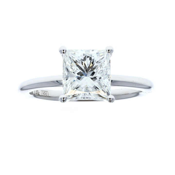14KT White Gold 2.20ctw Diamond Solitaire Engagement Ring