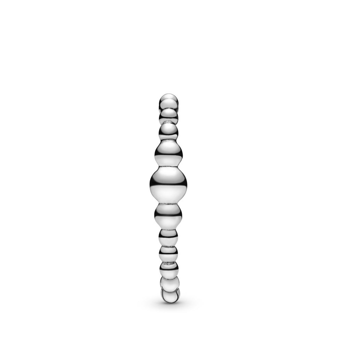 Row of Beads Single Stud Cuff Earring