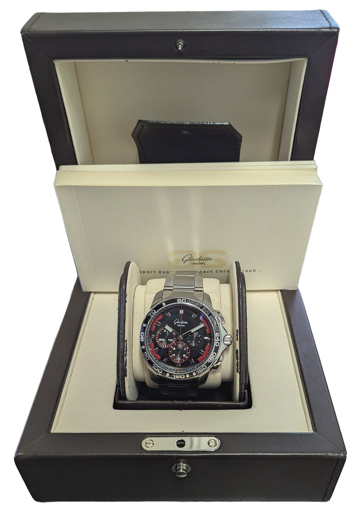 Glashütte Original Sport Evolution Impact Chronograph 1-39-31-73-73-14 46mm Circa 2014