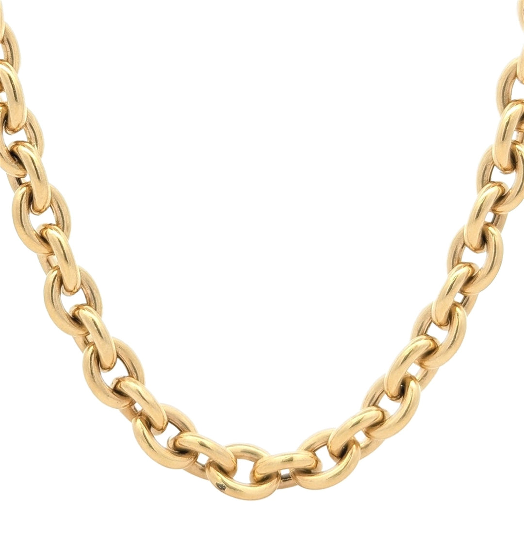 18KT Yellow Gold 29" 5.3mm Rolo Chain