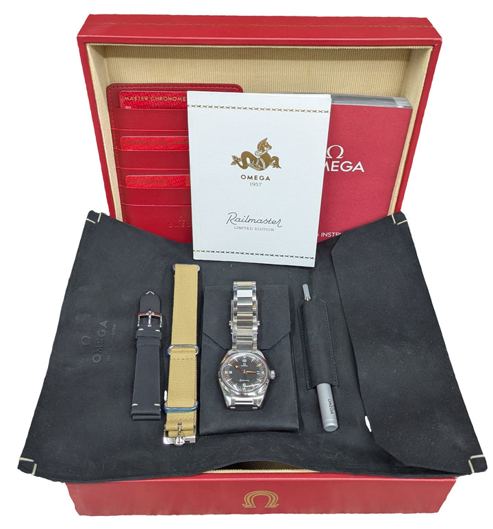 Omega Railmaster 1957 Trilogy 200.10.38.20.01.002 38mm 2020