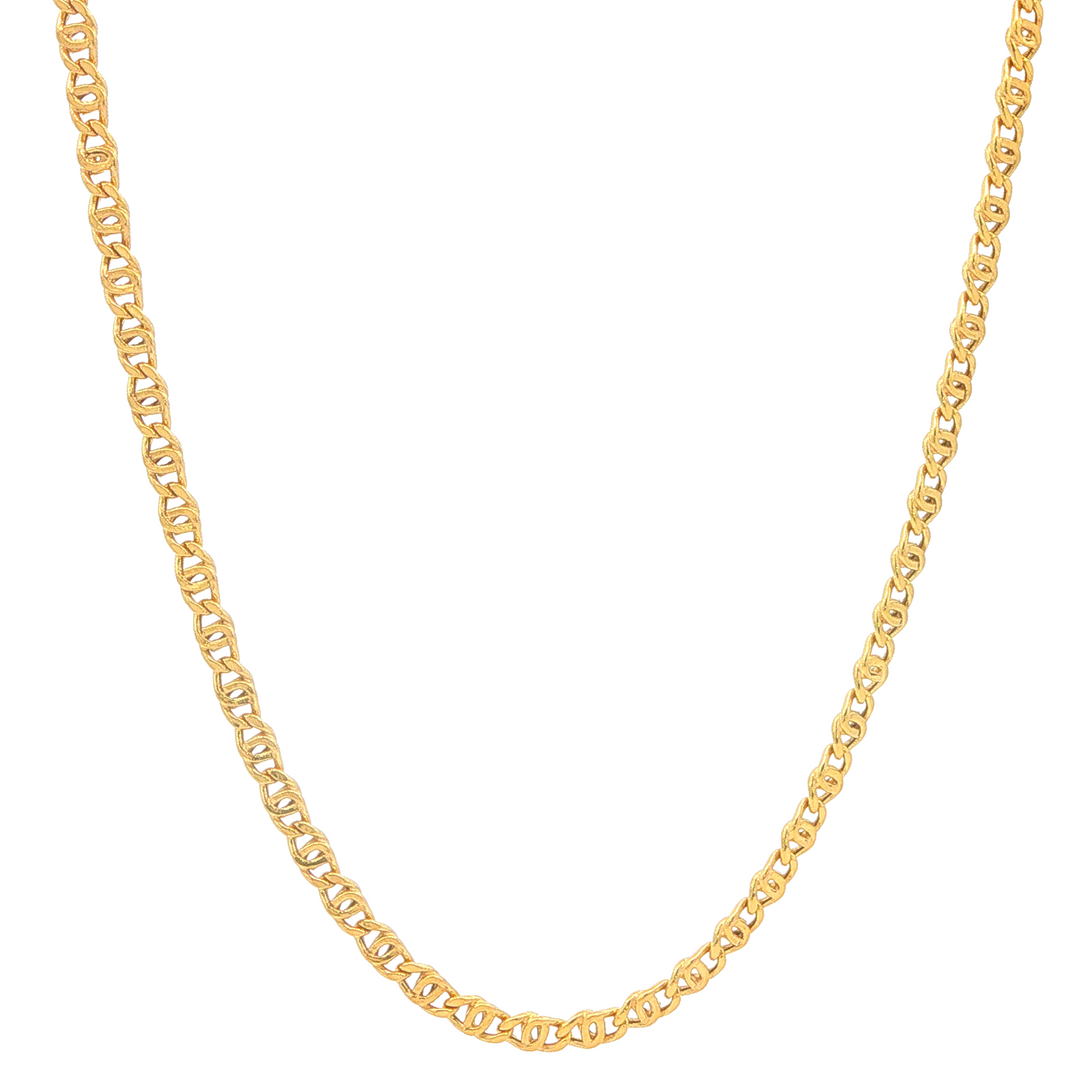 14KT Yellow Gold Marine Link Chain 20"