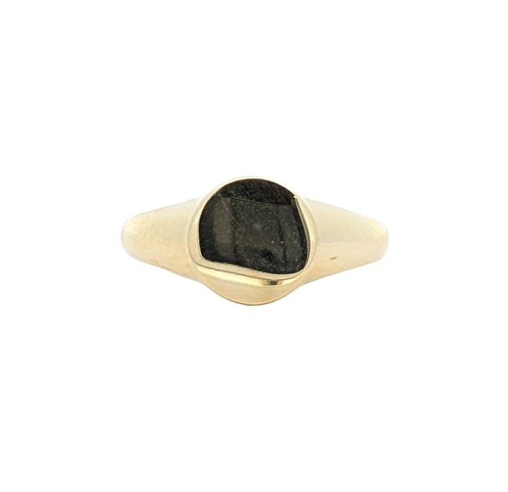 10K Yellow Gold Signet Ring