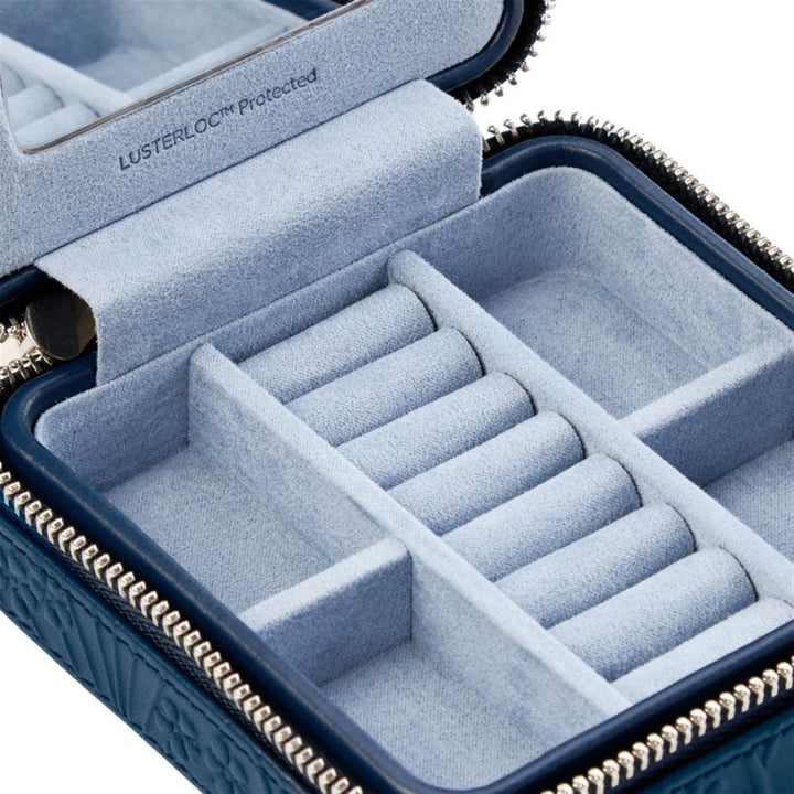 WOLF X LIBERTY All Over Ianthe Small Travel Jewelry Zip Case