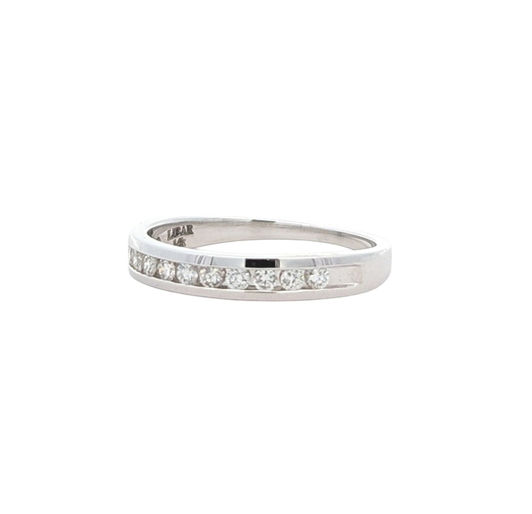 14KT White Gold 0.25ctw Diamond Band
