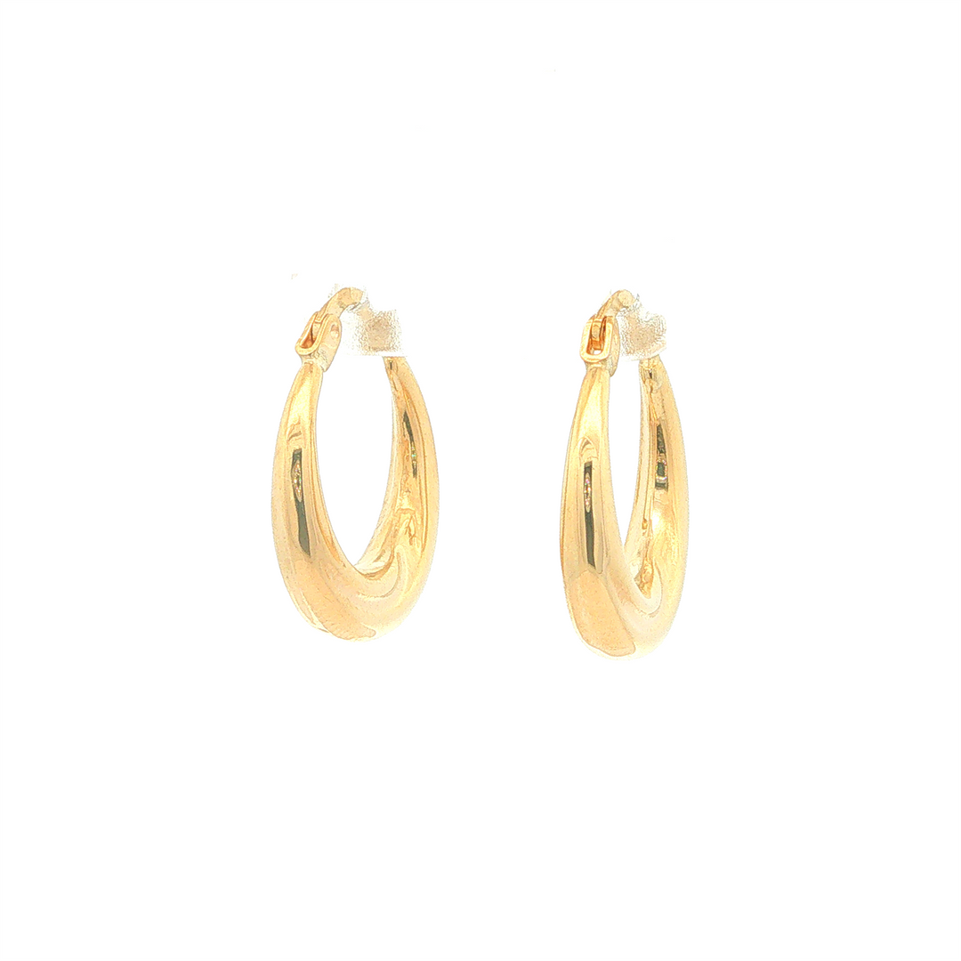 10KT Yellow Gold Hoop Earrings