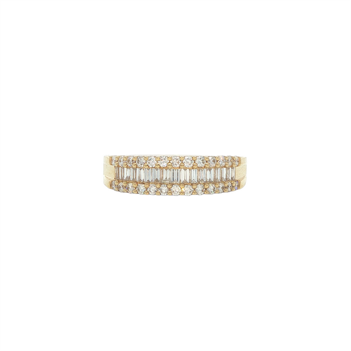 18K Yellow Gold 0.62ctw Diamond Band