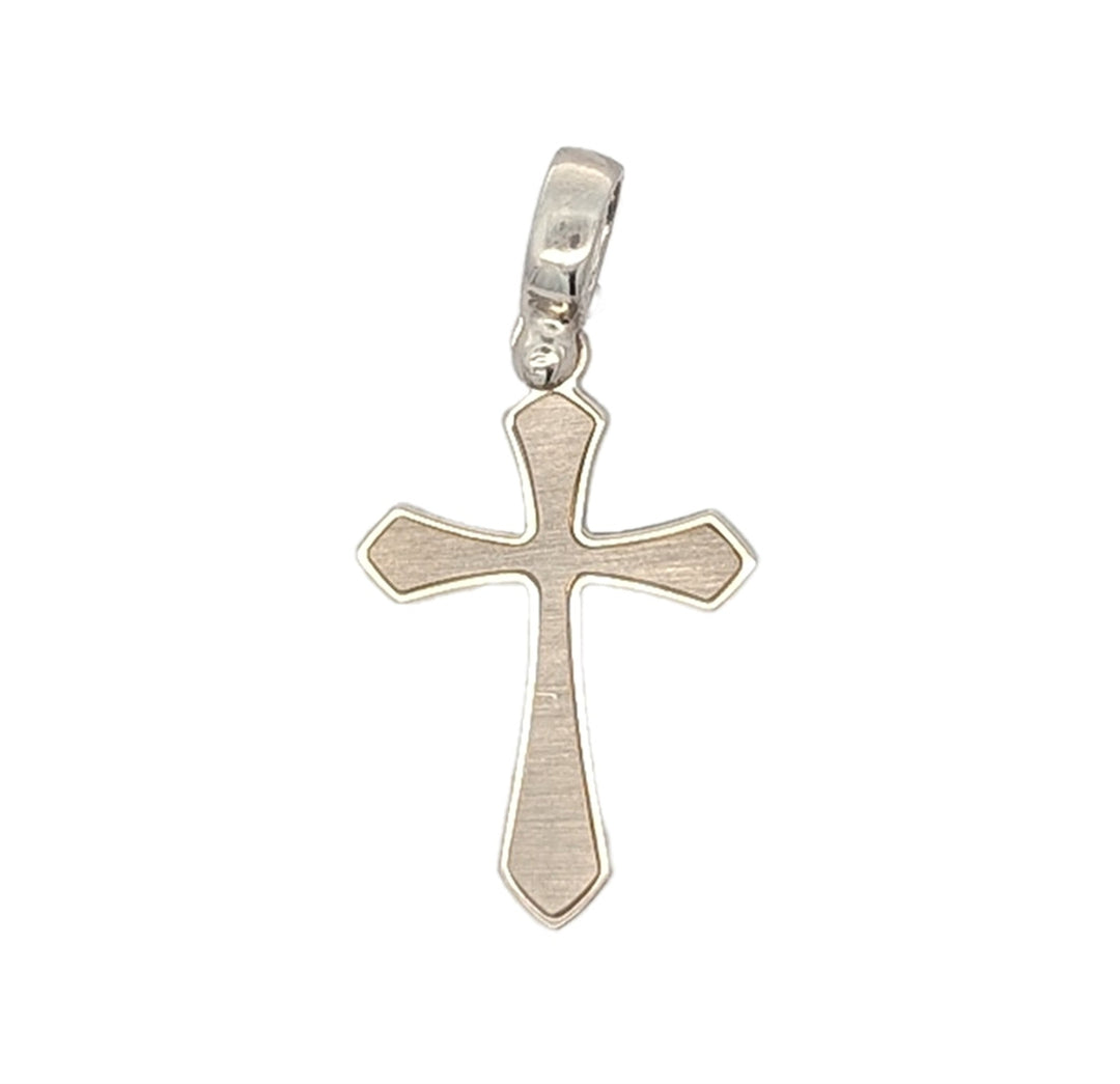 14KT White Gold Cross Pendant
