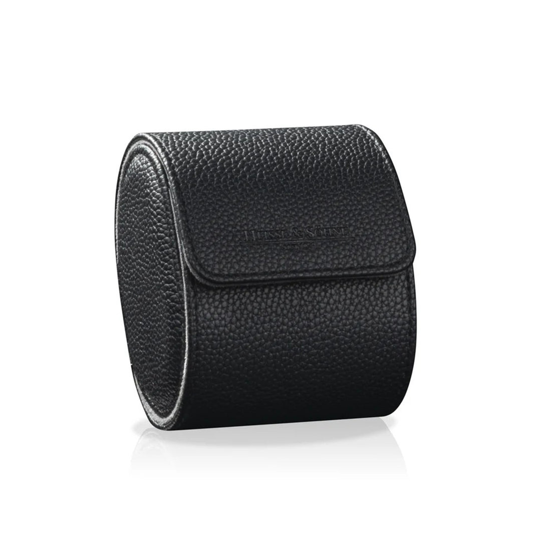 HEISSE & SOHNE "Charles" Single Watch Roll in Black & Anthracite