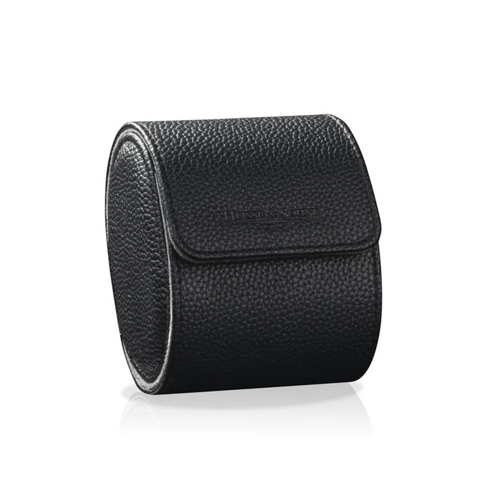 HEISSE & SOHNE "Charles" Single Watch Roll in Black & Anthracite