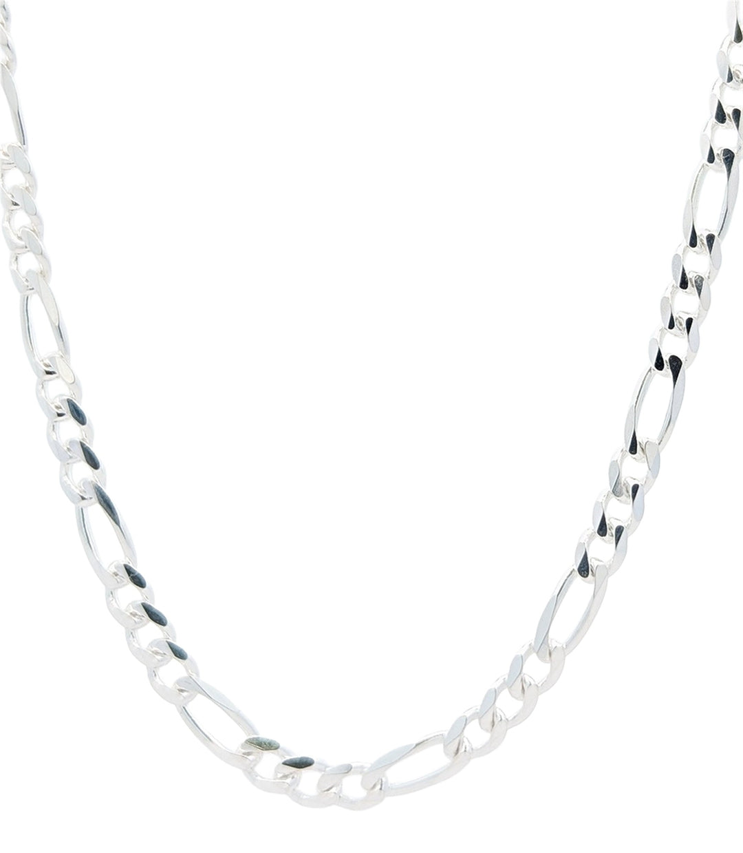 Sterling Silver 5.6mm Figaro Link Chain 20"
