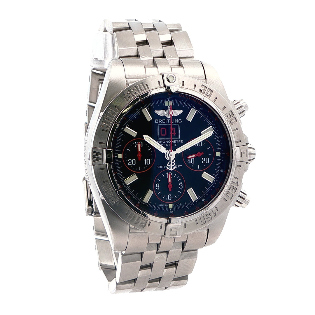 Breitling Chronomat Blackbird Red Strike Limited Edition A44359 43mm 2010