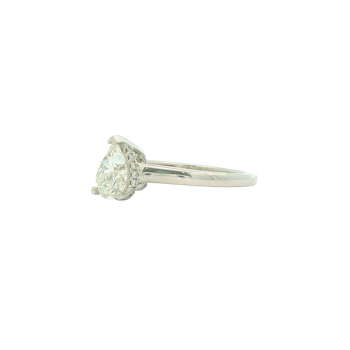 18KT White Gold 1.13ctw Diamond Engagement Ring
