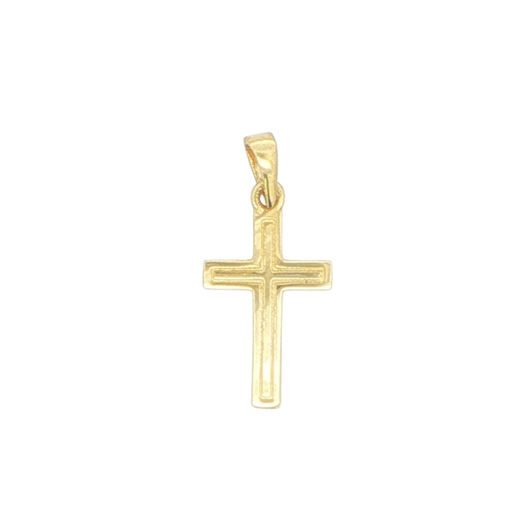 10K Yellow Gold Cross Pendant