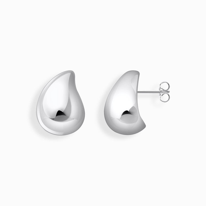Thomas Sabo Silver Earrings In Organic Drop-Shape