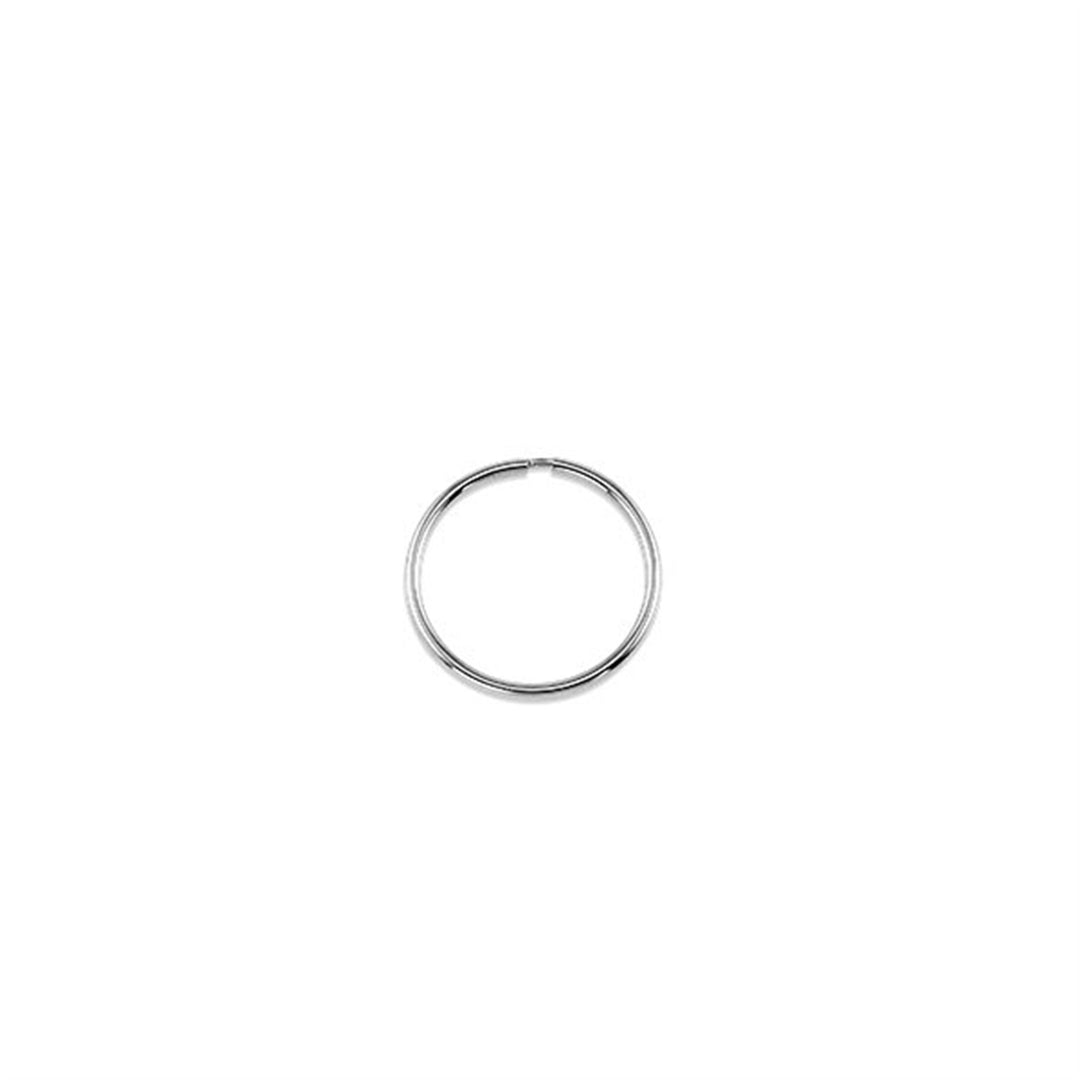 10KT White Gold 15mm Keepers