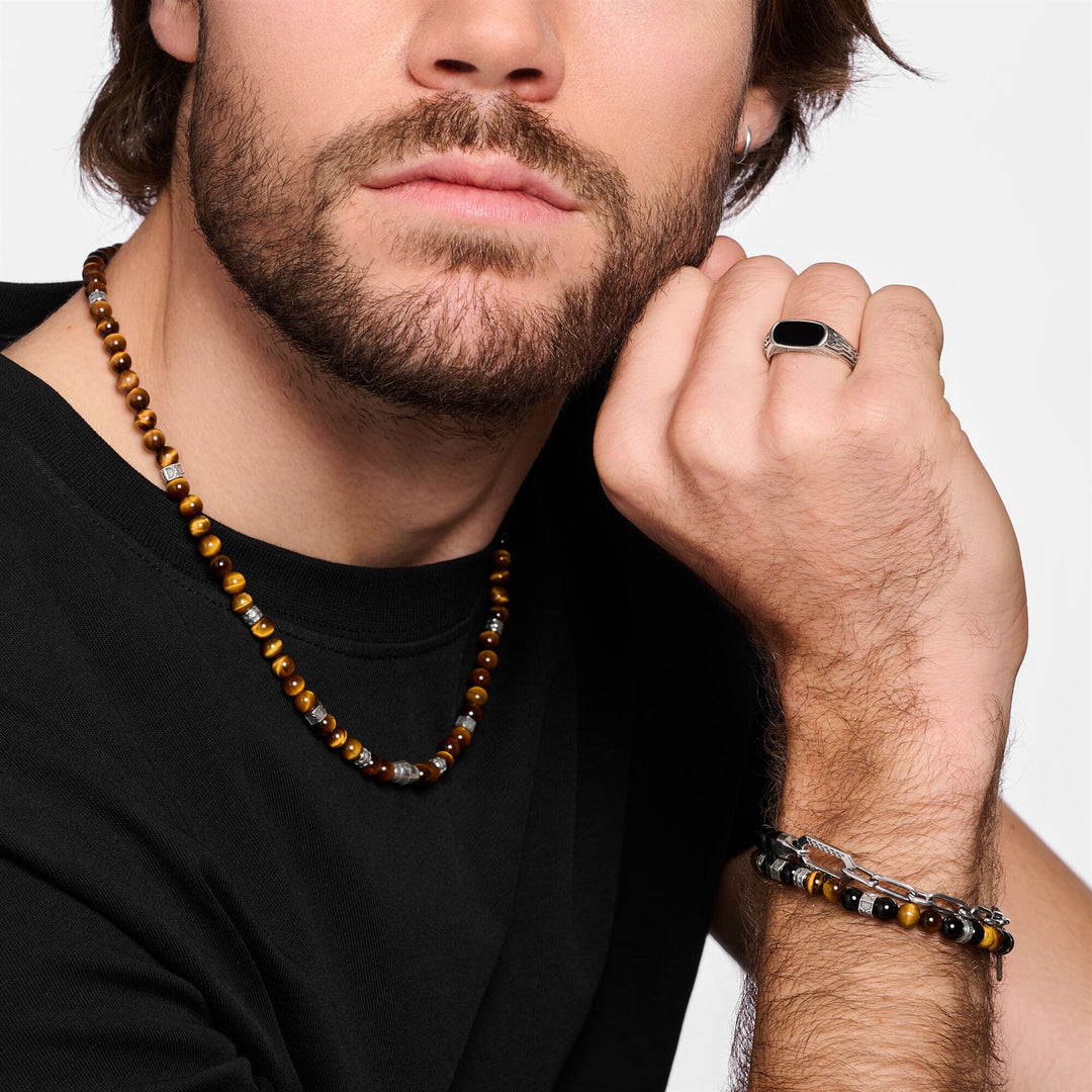 Thomas Sabo Sterling Silver Black Onyx Ring