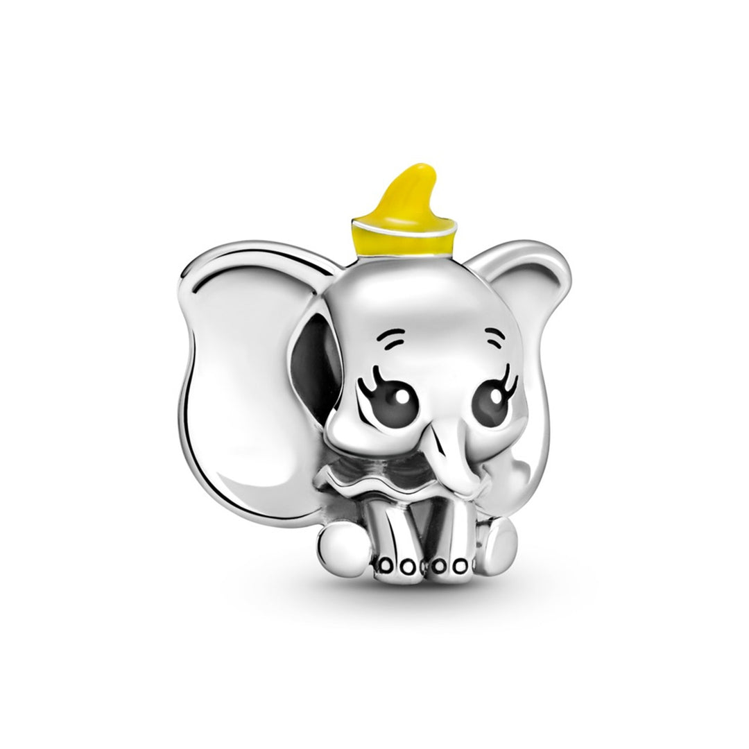 Disney Dumbo sterling silver charm with black