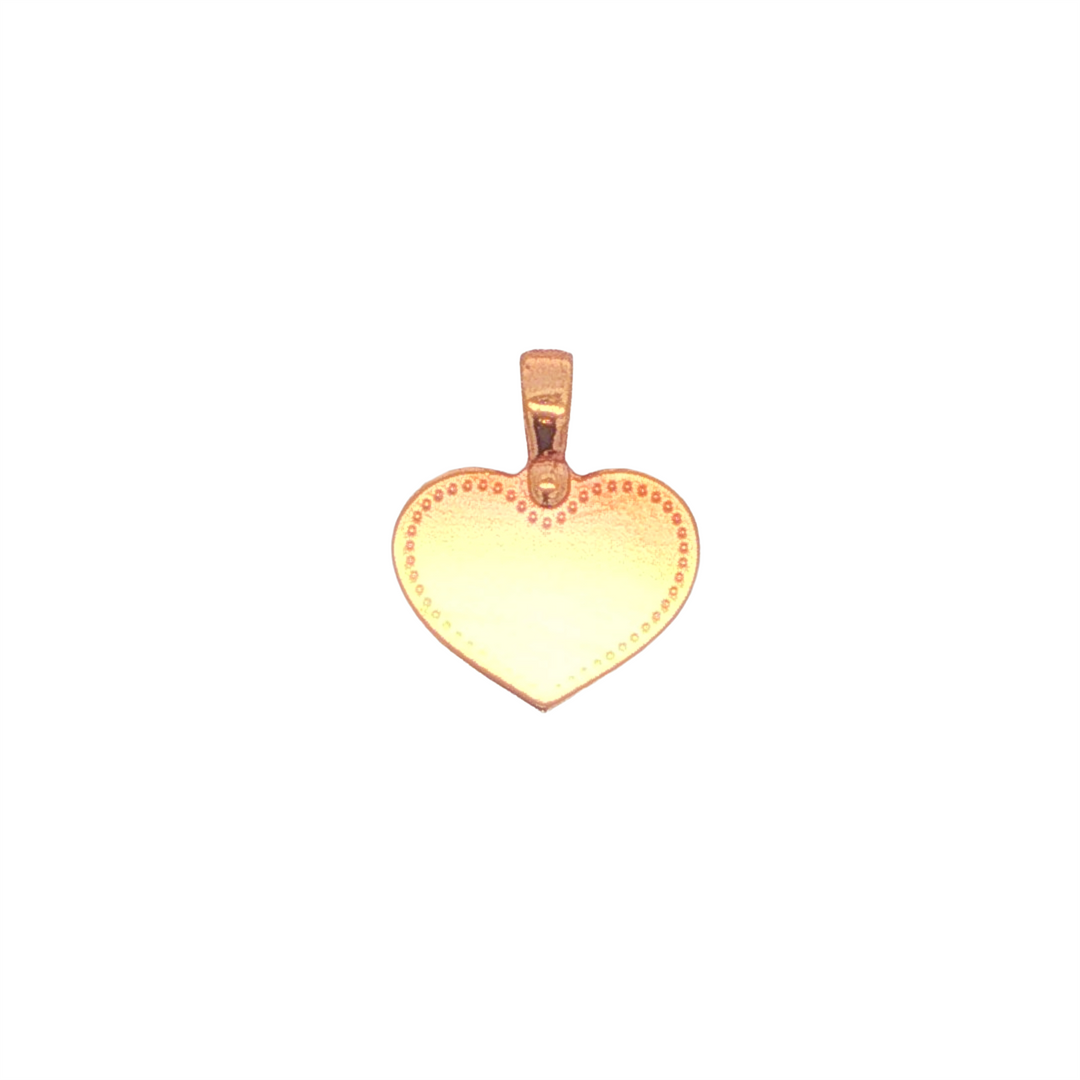 14KT Rose Gold Heart Pendant