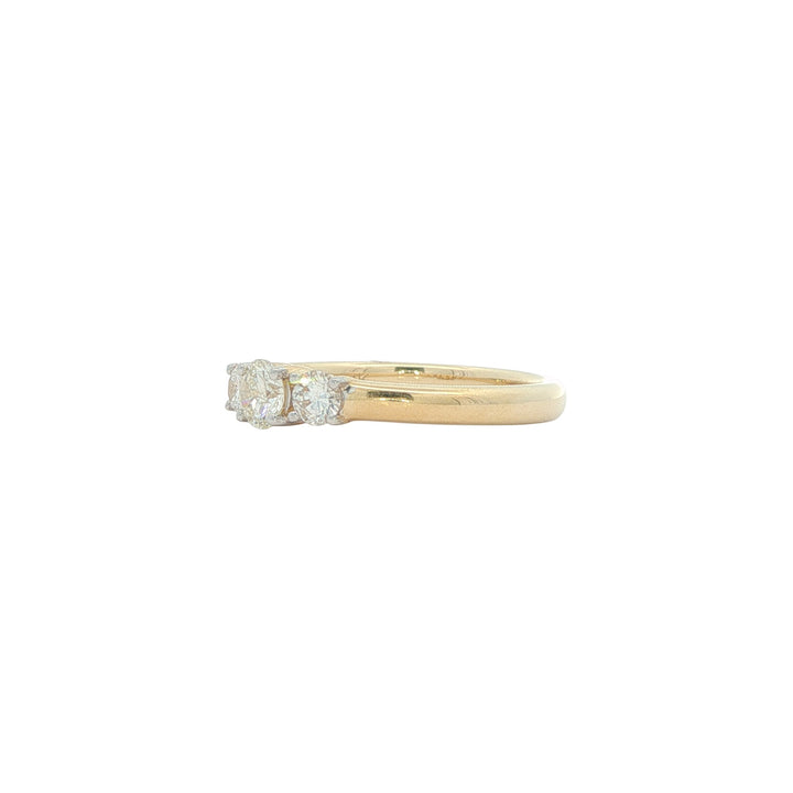 14K Yellow Gold 0.52ctw Canadian Diamond Engagement Ring