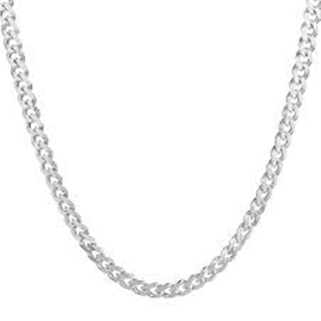 Sterling Silver 18" 6.7mm Curb Chain