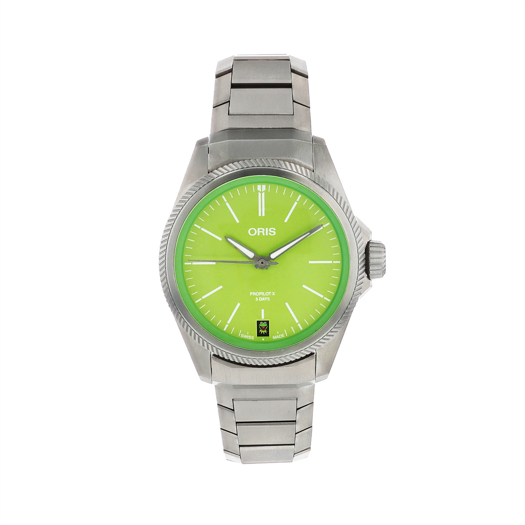 Oris ProPilot X Kermit Edition 01 400 7778 7157 39mm 2025