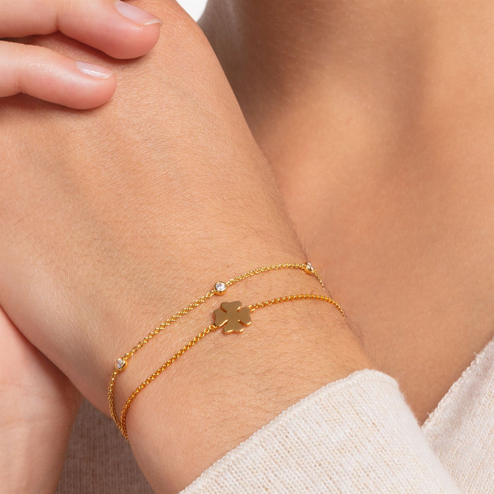 Thomas Sabo Sterling Silver Gold Plated CZ Bracelet