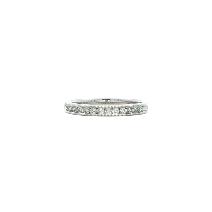 10K White Gold 0.25ctw Canadian Diamond Band