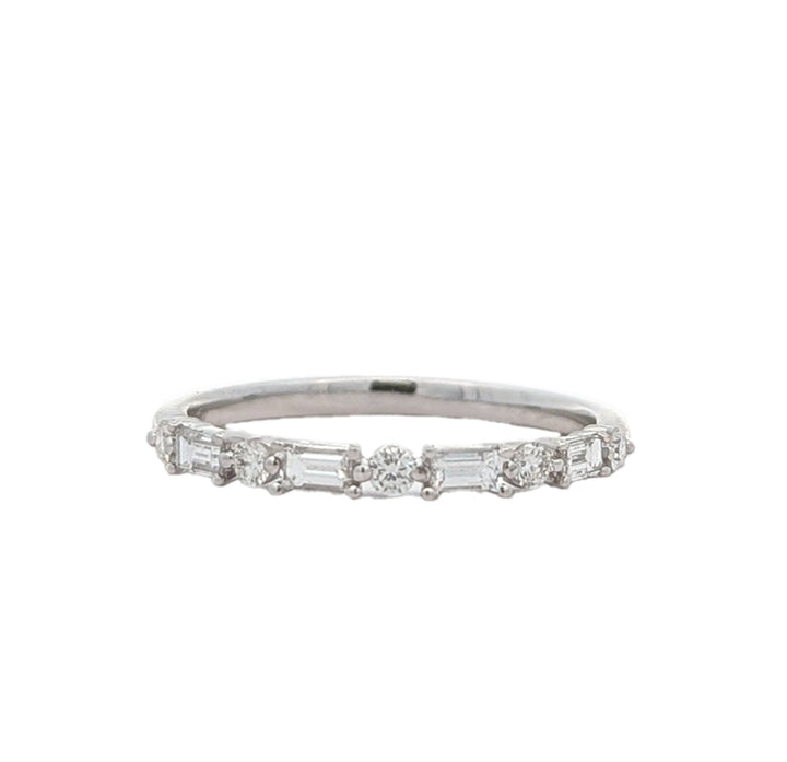 18K White Gold 0.37ct Diamond Band