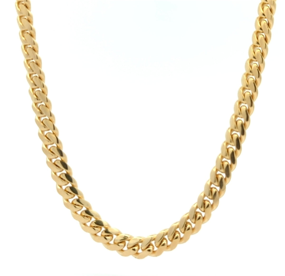 18KT Yellow Gold 22" Curb Chain
