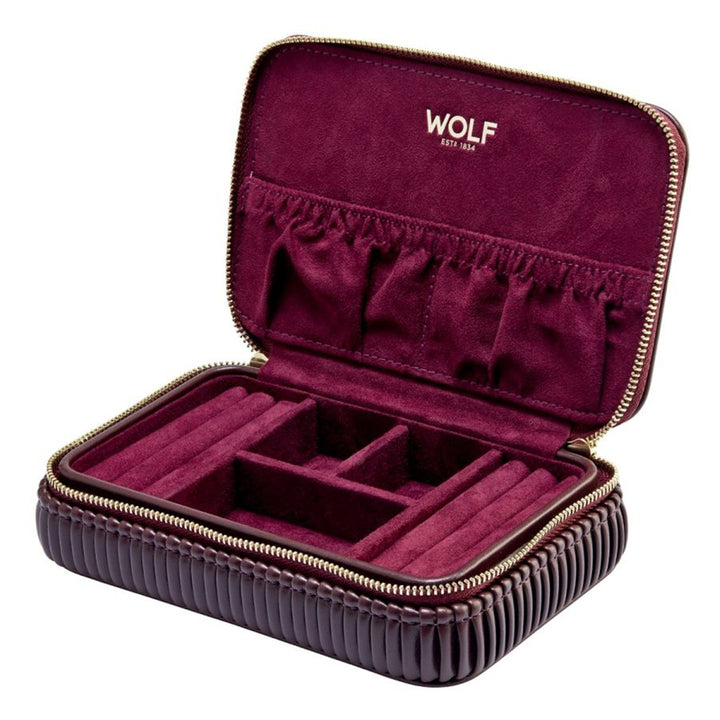 Bella Bordeaux Zip Case