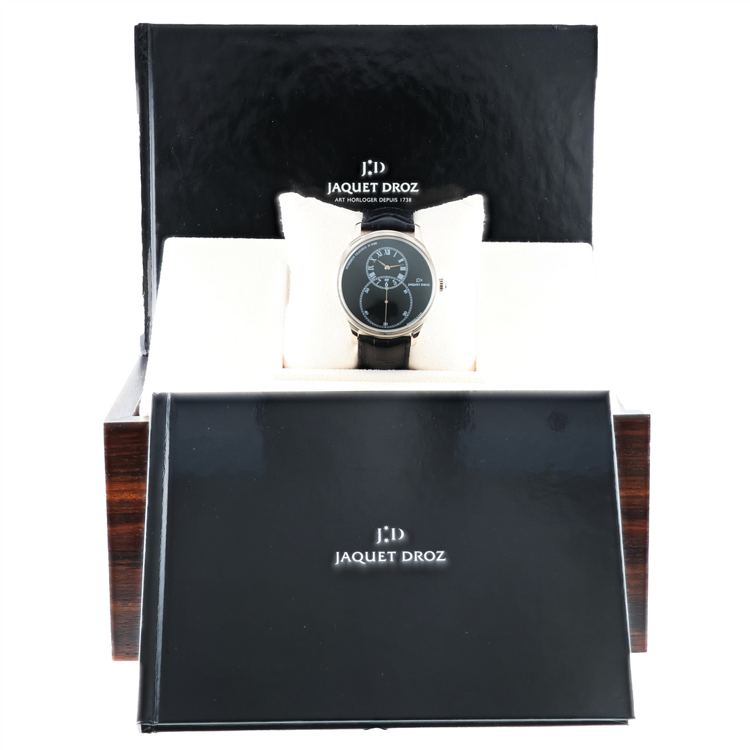 Jaquet Droz Grande Seconde Black Enamel J003034284 43mm