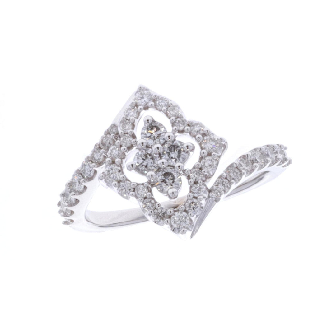 14KT White Gold 0.75ctw Diamond Fancy Cocktail Ring
