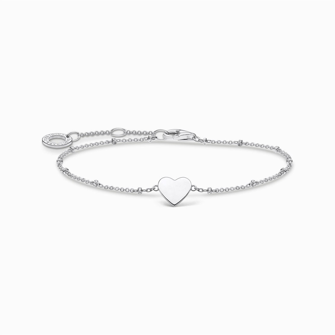 Bracelet Heart with Dots Silver