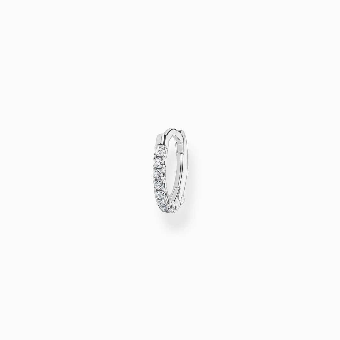 Thomas Sabo Sterling Silver CZ Single Hoop Earring