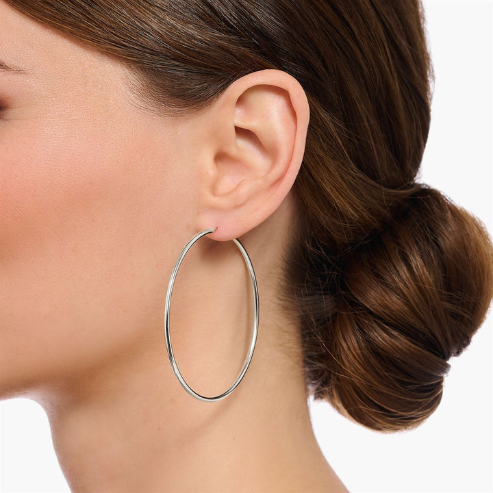Thomas Sabo Sterling Silver Big Hoop Earings