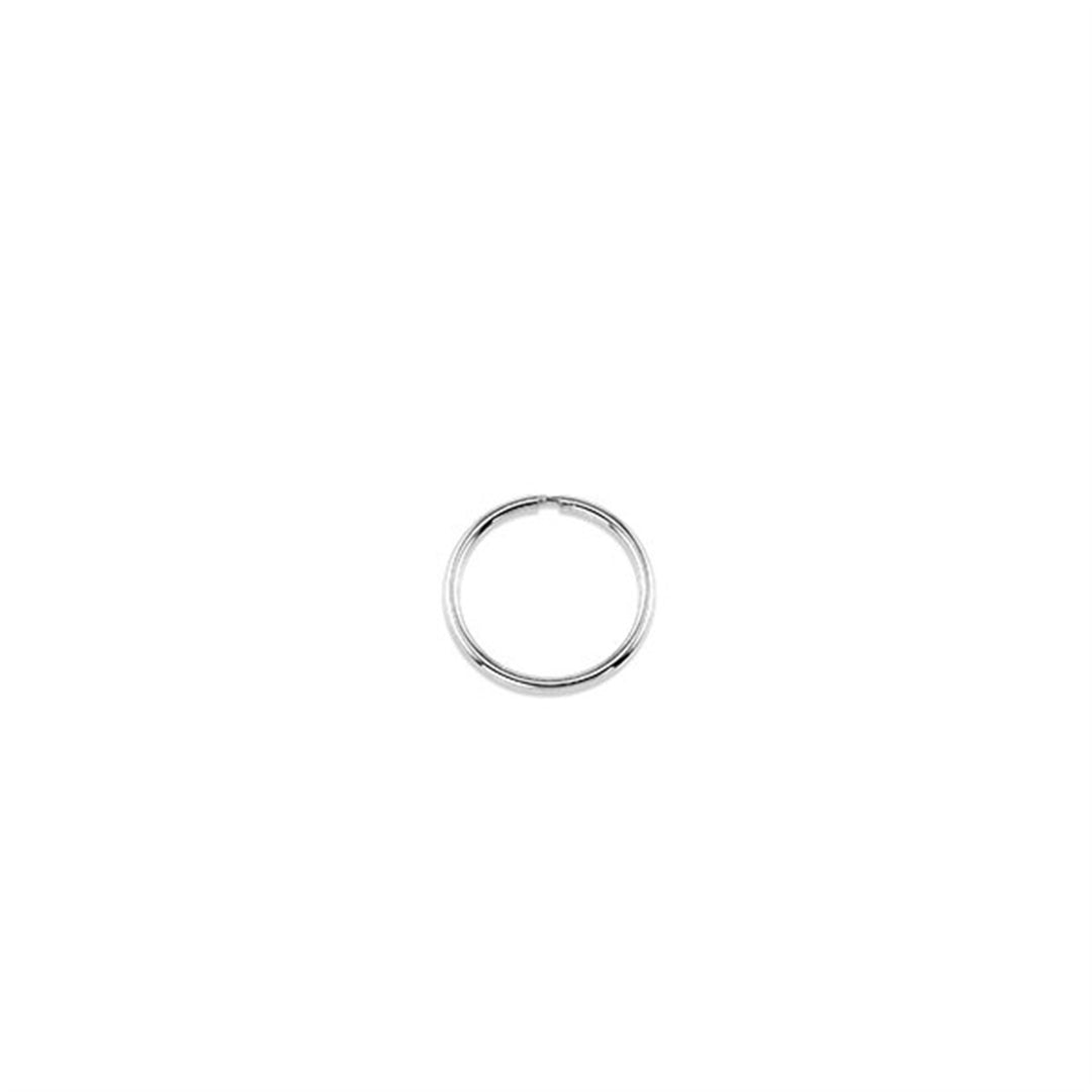 10KT White Gold 12mm Keepers