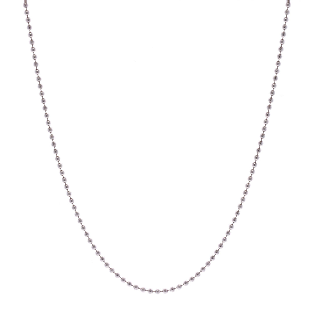 Sterling Silver 16" 1.5mm Bead Chain