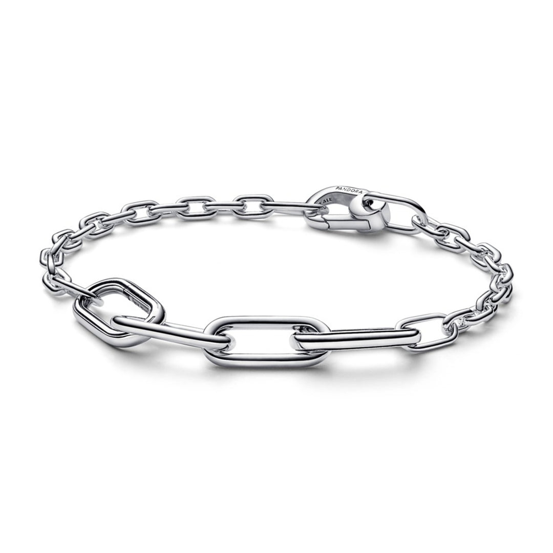 Sterling silver link bracelet